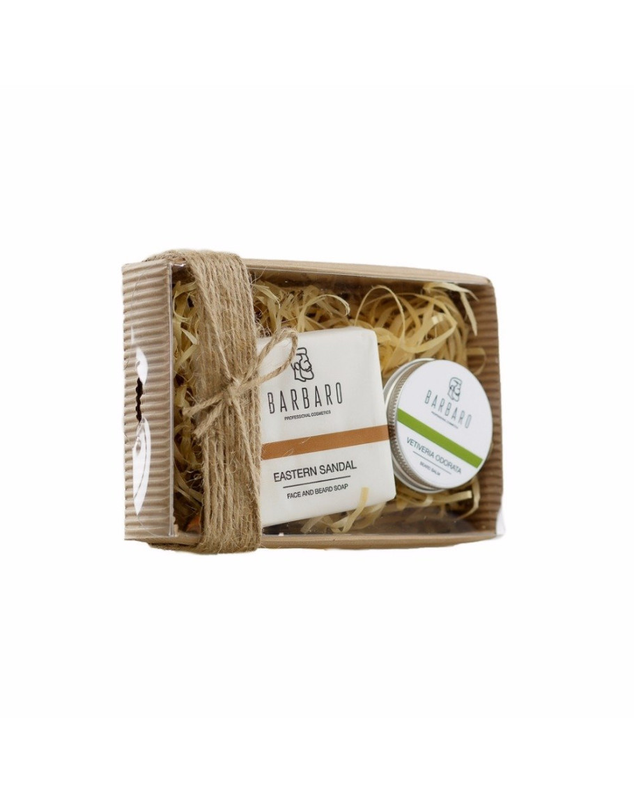 Набор Barbaro: Бальзам для бороды и Мыло для лица и бороды "Eastern ...