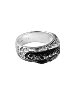Современное серебряное мужское кольцо «Горы» - 20