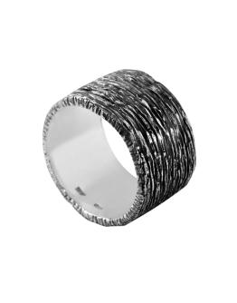 Современное мужское кольцо «Серебряное дерево» - 20